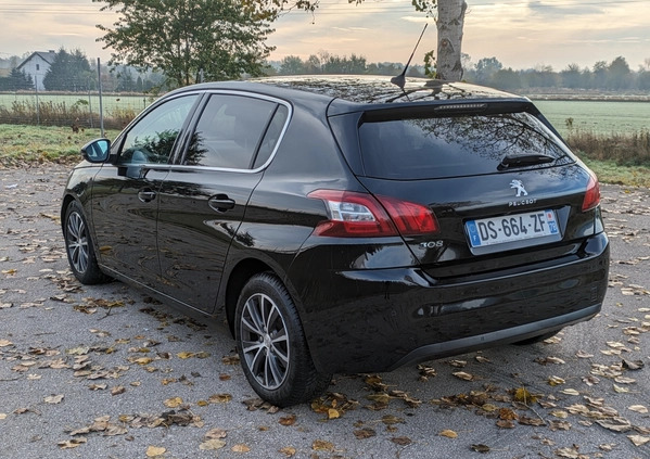 Peugeot 308 cena 39900 przebieg: 138000, rok produkcji 2015 z Brzozów małe 254